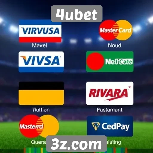 Métodos de pagamento oferecidos pelo 4ubet