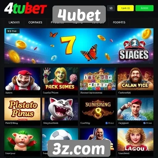 4ubet oferece variedade de jogos online